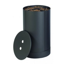 Stockeur à Granules Bois Fractio Noir givré Dixneuf design