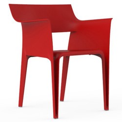 Poltrona Pedrera Vondom rosso