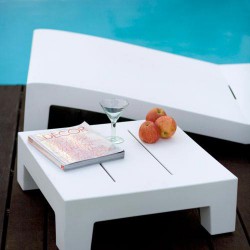 Mesa 60 mesa JUT Vondom bajo blanco