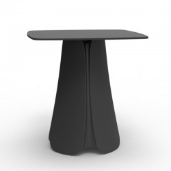 Design table Pezzettina Vondom anthracite 90x90xH72