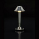 Lampada da tavolo Imagilights Led Wireless Collection Moments Grigio Lava Cono