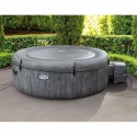 Spa hinchable Intex Baltik Bubbles Luxury Grey Cérusé 4 Plazas