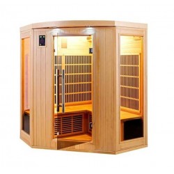 Infrared Sauna Apollon Quartz 3 to 4-seater France Sauna