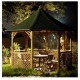 Habrita octagonal pavilion in solid wood diameter of 3.46m with Shingles