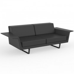 Vondom Delta sofa black 2 seats