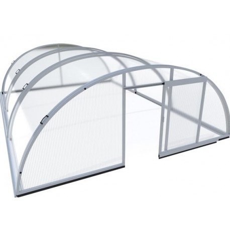 Pool shelter in Aluminum and Polycarbonate 514 x 1066 x 178