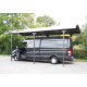 Carport Motorhome L7,60xH3,60m aluminum and polycarbonate Anti-UV Habrita