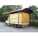 Carport Motorhome L7,60xH3,60m alluminio e policarbonato Anti-UV Habrita