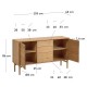 Buffet Bois 155x86 en chêne KosyForm