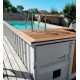 Piscina In acciaio inox CosyPool 350x600 H150 rettangolo