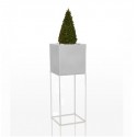 Pot Jardinière Vela cubo H100 Vondom bronze