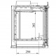 Ferlux Kalio Cast Iron Wood Insert with Turbo 16 kW crystal glass