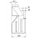 Ferlux Holzofen mit Forno 60 Backofen aus 16kW Stahl mit Glas