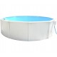 Piscina acima do solo TOI Canarias redonda 350xH120 com kit branco completo