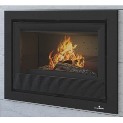 Houten inzetstuk 3 zijden geglazuurde Bronpi Paris 90-3-C 14kW met turbine