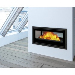 Inserto in legno Bronpi Cairo 110-D Double Face Vision 15kW con turbina