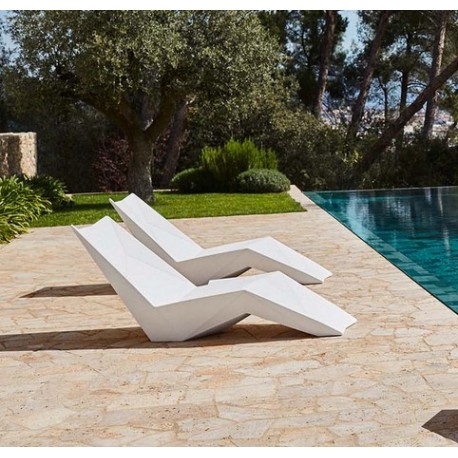 Set de 4 tumbonas: Vondom Ibiza White