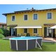 Oberirdischer Pool TOI Prestigio oval 550x366x120 Anthrazit