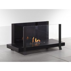 Fireplace ethanol Fire Bench AxiJet I-Blue Automatic Neoflame electronics