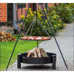 Brazier and Tripod Haiti Cook King 60cm with Stainless Steel Grill