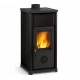 Fogão a lenha Nordica Extraflame Tea 6.6kW preto Antracite