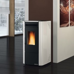 Geventileerde pelletkachel La Nordica Extraflame Ketty Evo 2.0 7kW Wit