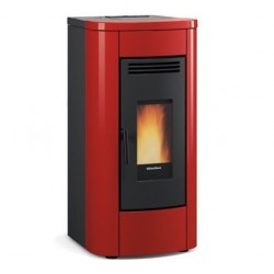 Fogão a pellets ventilado La Nordica Extraflame Klaudia 8kW Bordeaux