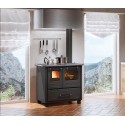 Cuisinière à bois Nordica Extraflame Family 4.5 9kW Noir