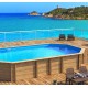 Piscine Bois Octogonale Weva 840x489xh146 BWT myPOOL