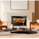 Ferlux Teide 100 panoramic 12.5 kW turboventilated wood burning insert