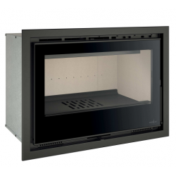 Ferlux Teide 80 Panoramic 9.6 kW Turbo Ventilated Wood Burning Insert