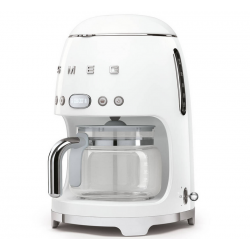 Cafeteira Programável Smeg 50 White Chrome