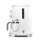 Cafetera Programable Smeg 50's Cromo Blanco