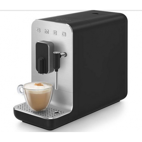 Cafetera Espresso Smeg 50's con Molinillo Negro