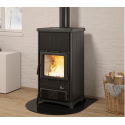 Stufa a legna a recupero di calore La Nordica Concita 2.0 Steel 13kW Antracite