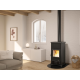 Heat recovery wood stove La Nordica Concita 2.0 Steel 13kW