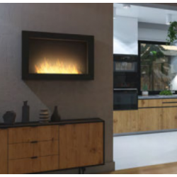 Infire Murall 800 Bioethanol Fireplace with Glass 2 kW White