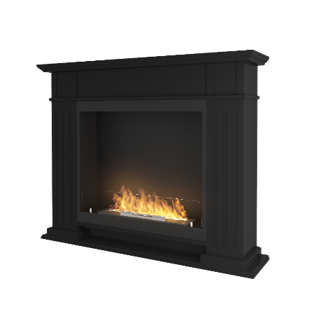 Infire Inportal1 Bioethanol Fireplace White with 1 Window