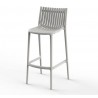Set of 4 Vondom Ibiza Counter High Stools ecru
