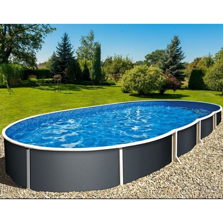 Piscine Ovale Azuro 5.5x3.7x1.2 Autoportante ou Enterrée Filtre à sable