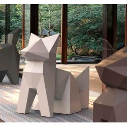 Statua Design Volpe Kitsune Origami Vondom