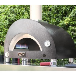 Moderno 1 Alfa Forni Gas Pizza Oven Antraciet Grijs