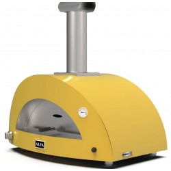 Moderno 3 Alfa Forni Hybrid Fire Yellow Pizza Oven