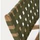 Fauteuil Pliable Beli en bois massif et corde verte VeryForma