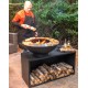 Mesa de Braseiro Onyx 80 e Grade Elevada RedFire