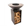 Braseiro Onyx 80 com Grelha Elevada e Tampa RedFire