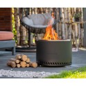 Vulkaan Extra Groot Zwart RoodVuur Brazier