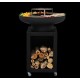 Brasero Brasichic Classic Plus piramidaal zwart Flamino