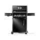 Napoleon Rogue® PRO 425 zwarte gasbarbecue BB SIZZLE ZONE™ en 4 branders waarvan één Side