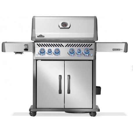 Napoleon Rogue® PRO-S 525 RSIB stainless steel SIZZLE ZONE™ gas barbecue with 6 burners and 1 rear